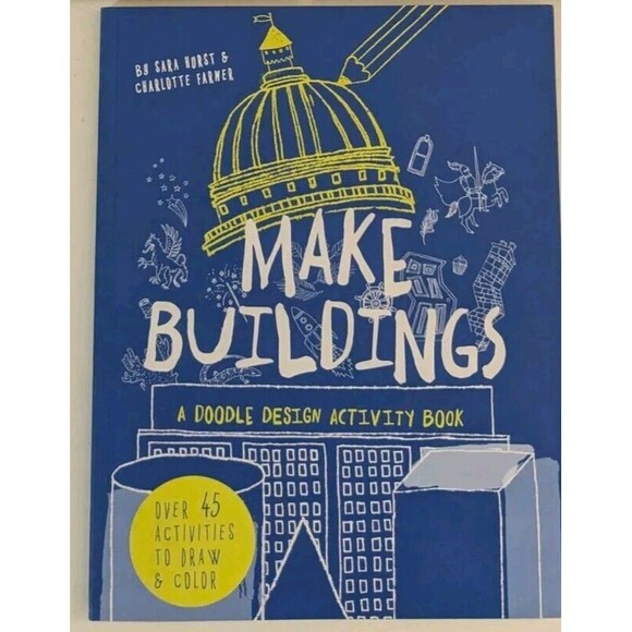 Make Buildings: A Doodle Design Activity Book New Creative Imagination - Picture 1 of 5